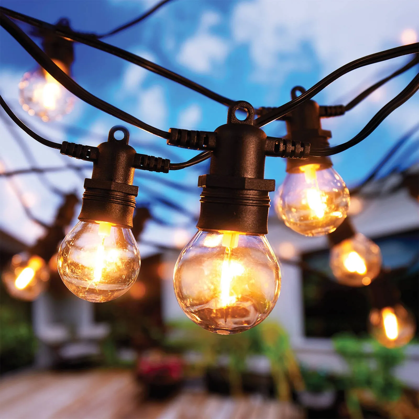 Lytworx 50 Warm White Connectable Aspen Festoon Lights
