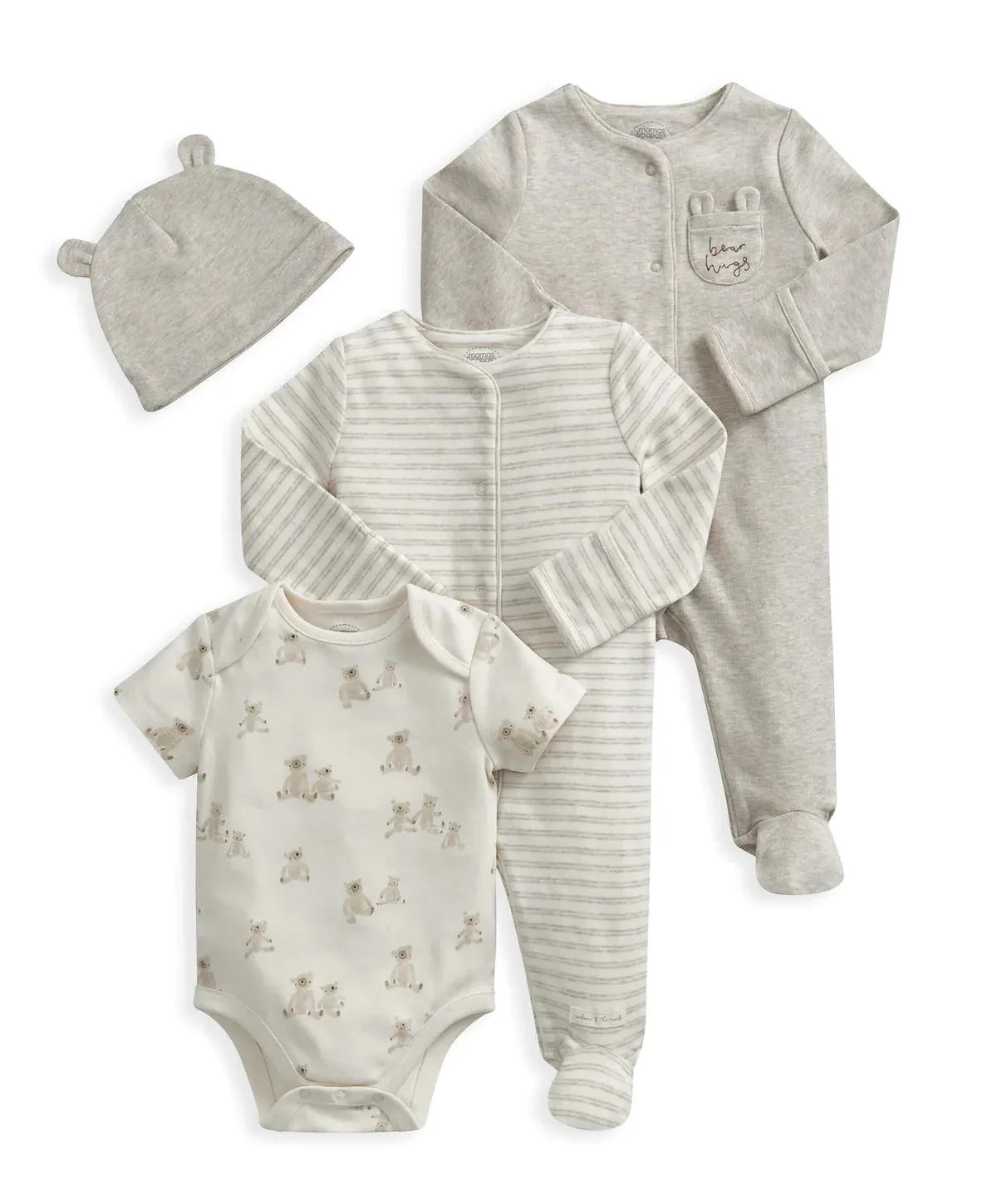 Mamas & Papas Bear Hug Teddy Starter Set - 4 Piece Set