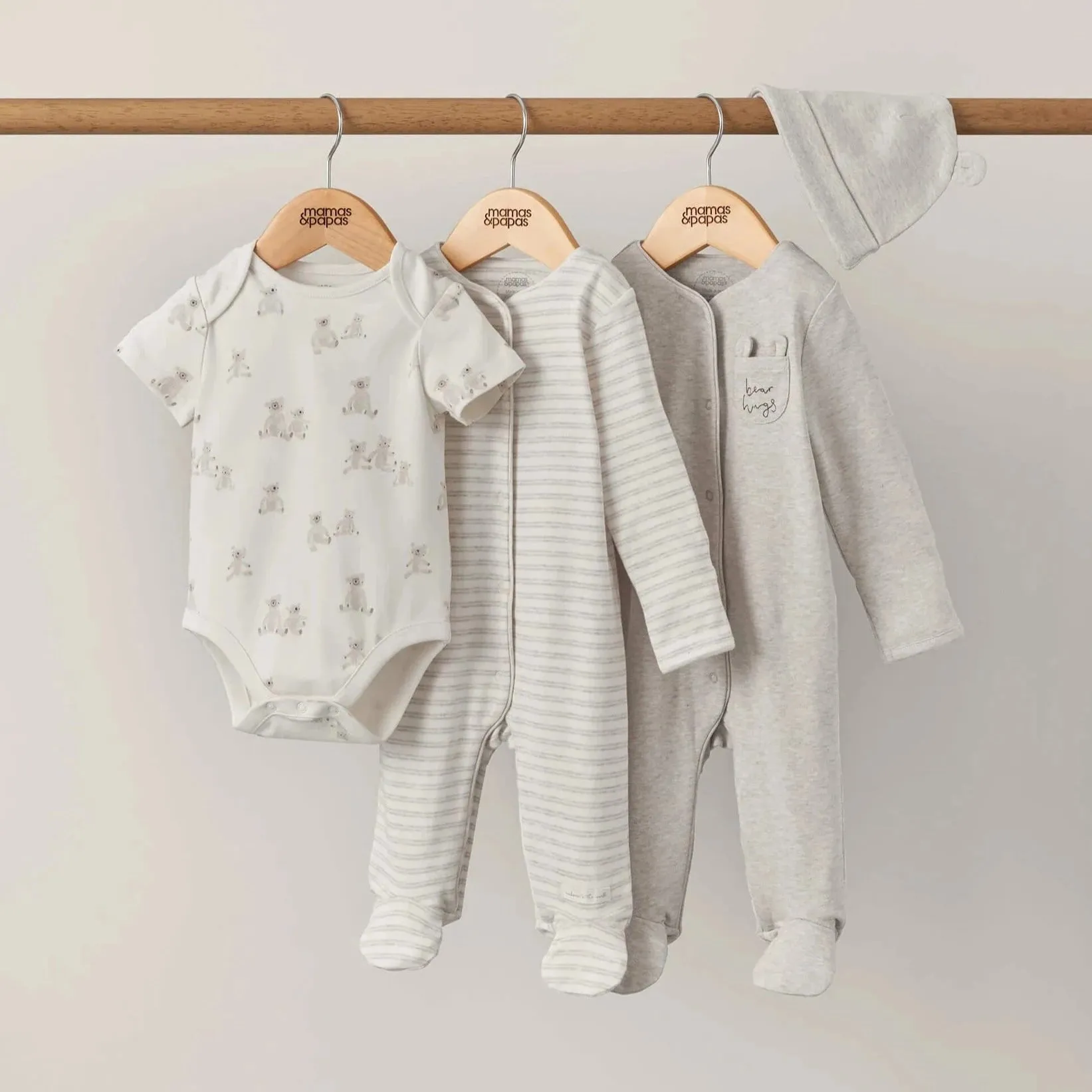 Mamas & Papas Bear Hug Teddy Starter Set - 4 Piece Set