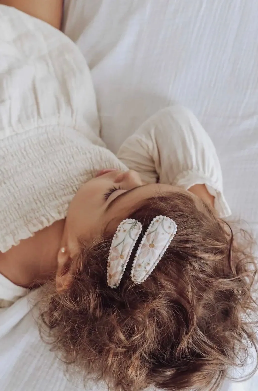 Meadow Fabric Hair Clips