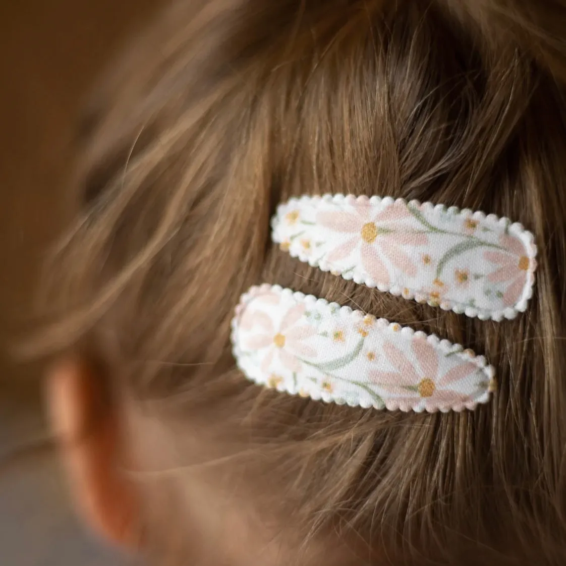 Meadow Fabric Hair Clips