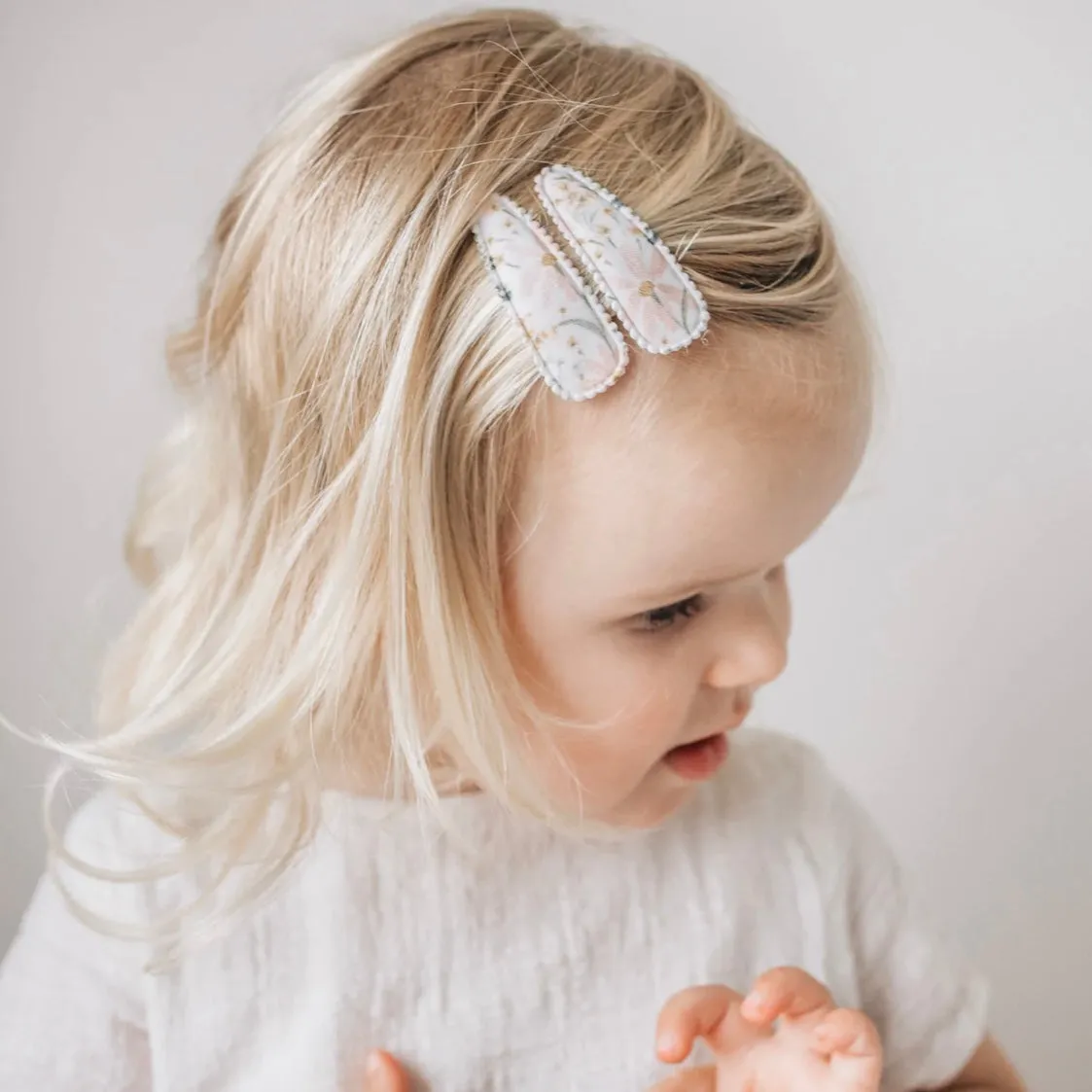 Meadow Fabric Hair Clips