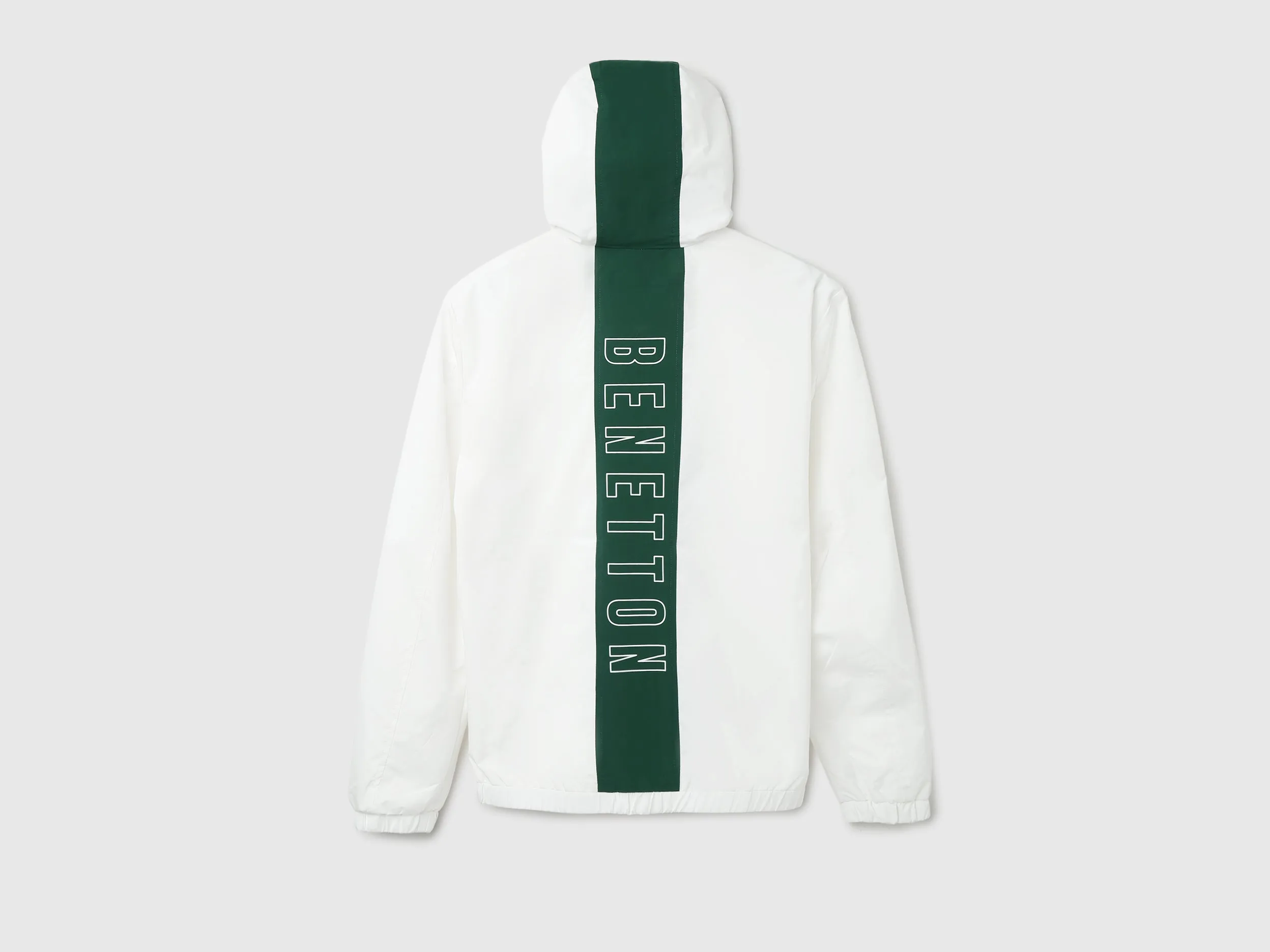Men Solid Hooded Jacket