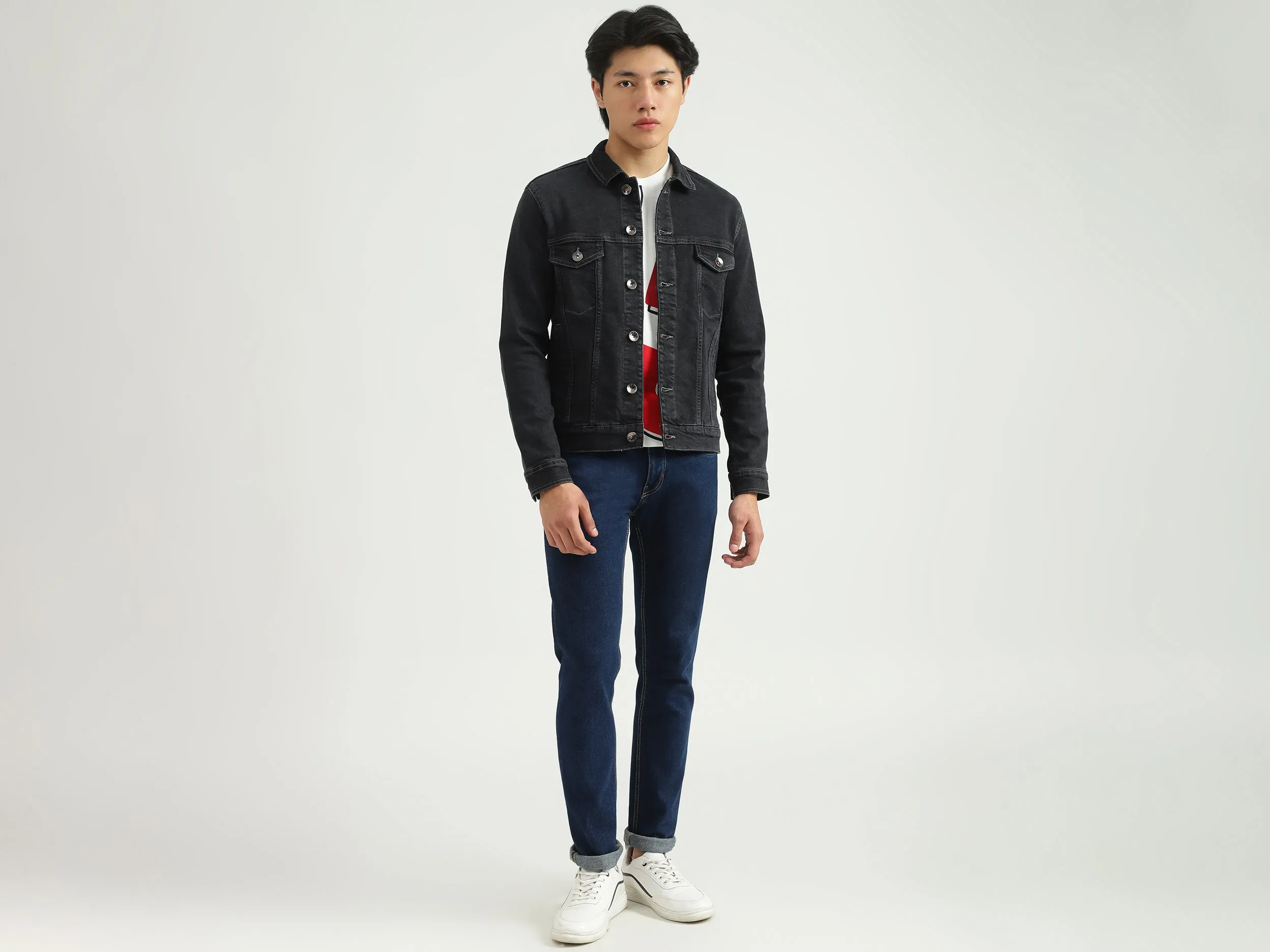 Men Solid Jacket