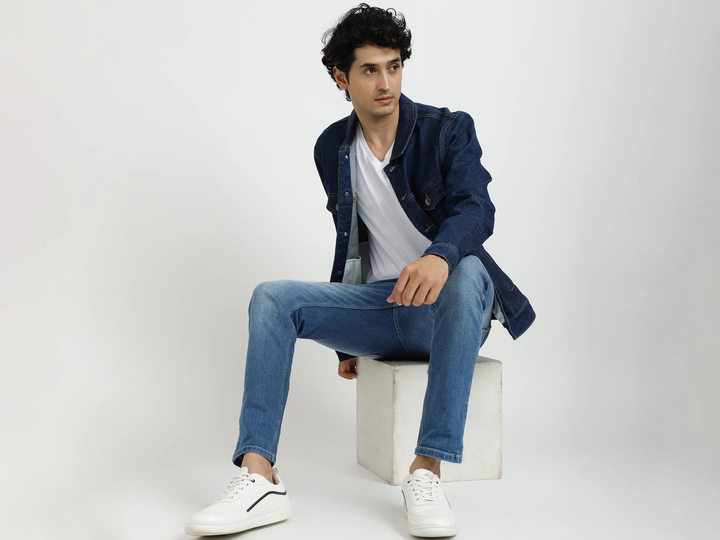 Men Solid Jacket