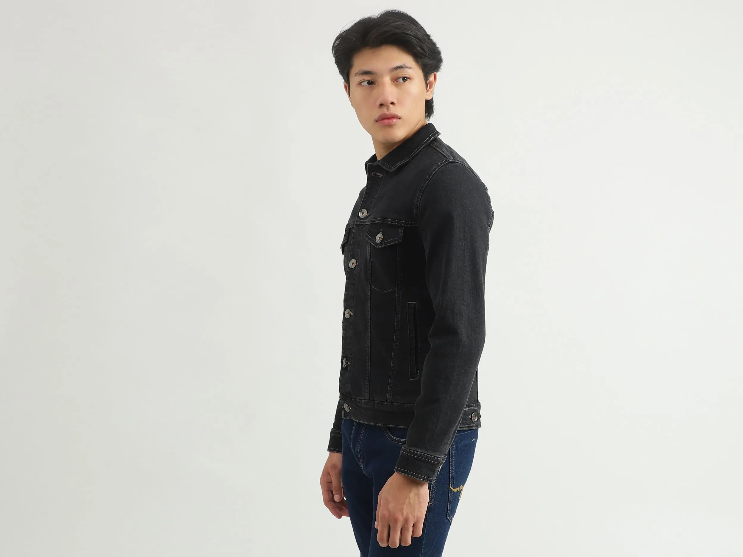 Men Solid Jacket