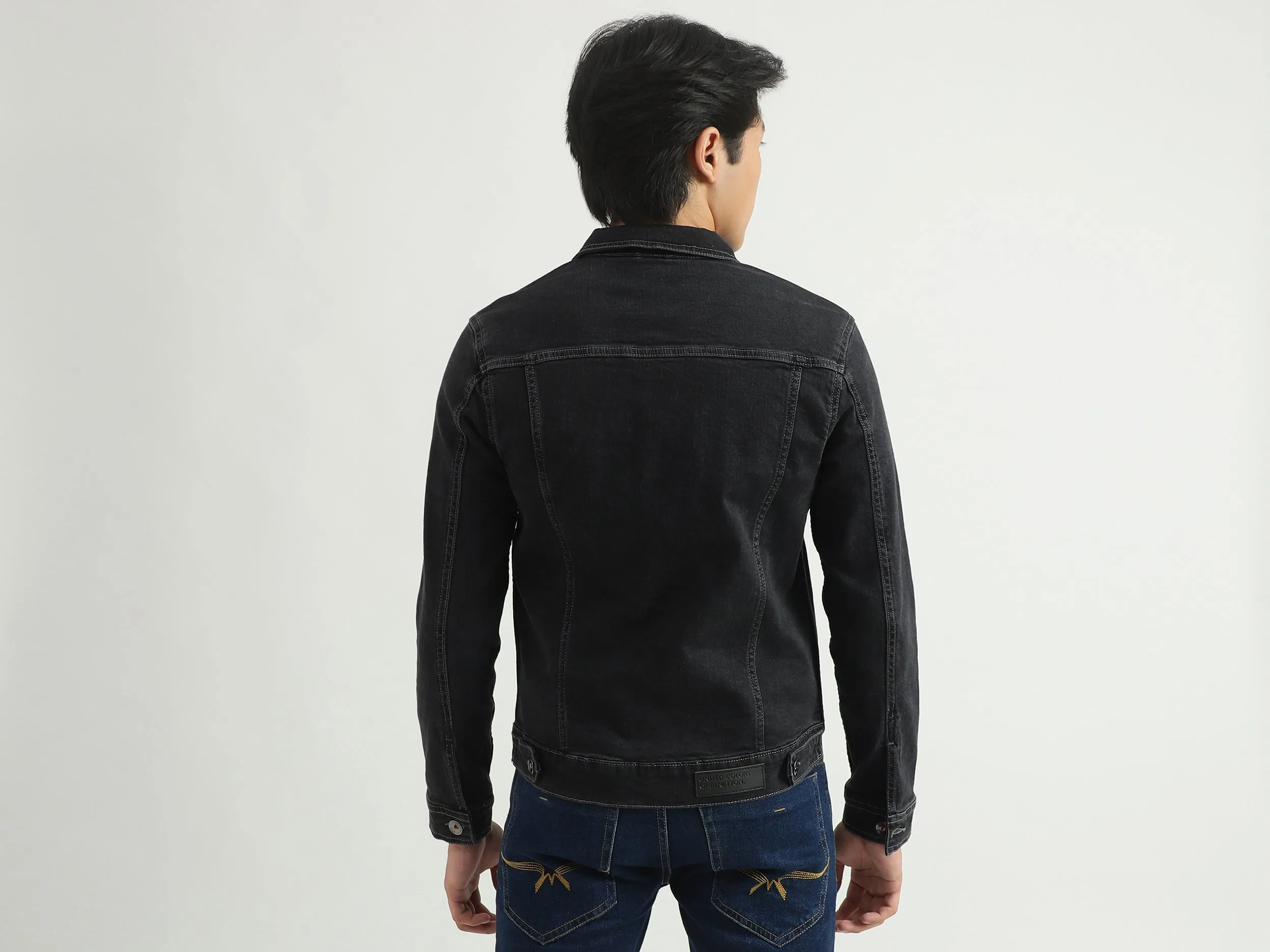 Men Solid Jacket