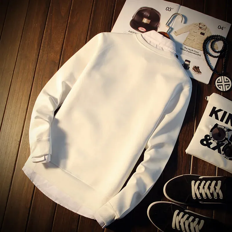 Men Sweatshirt Letter Print Hoodie