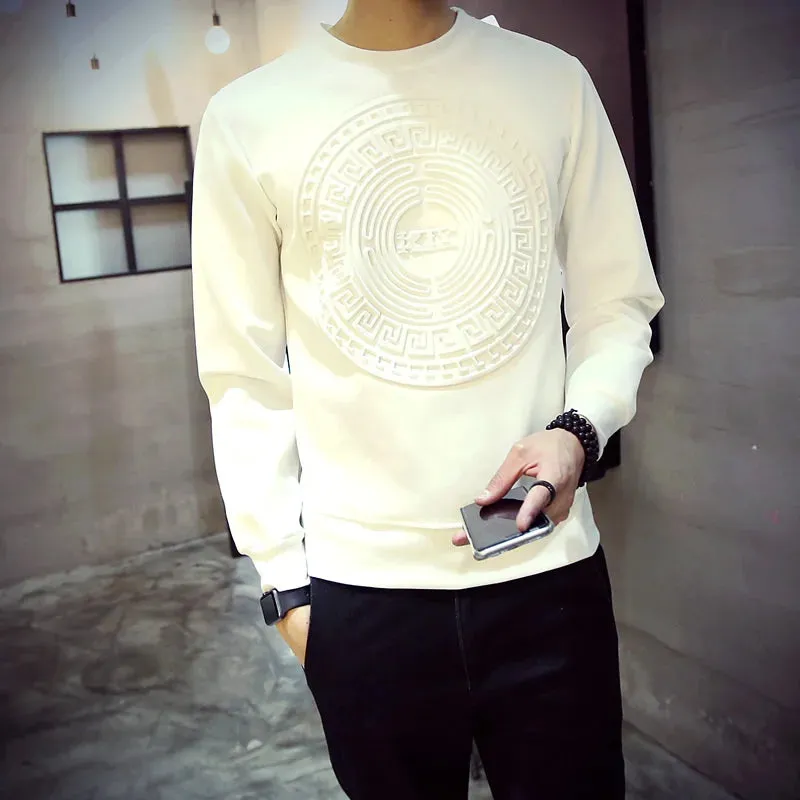 Men Sweatshirt Letter Print Hoodie
