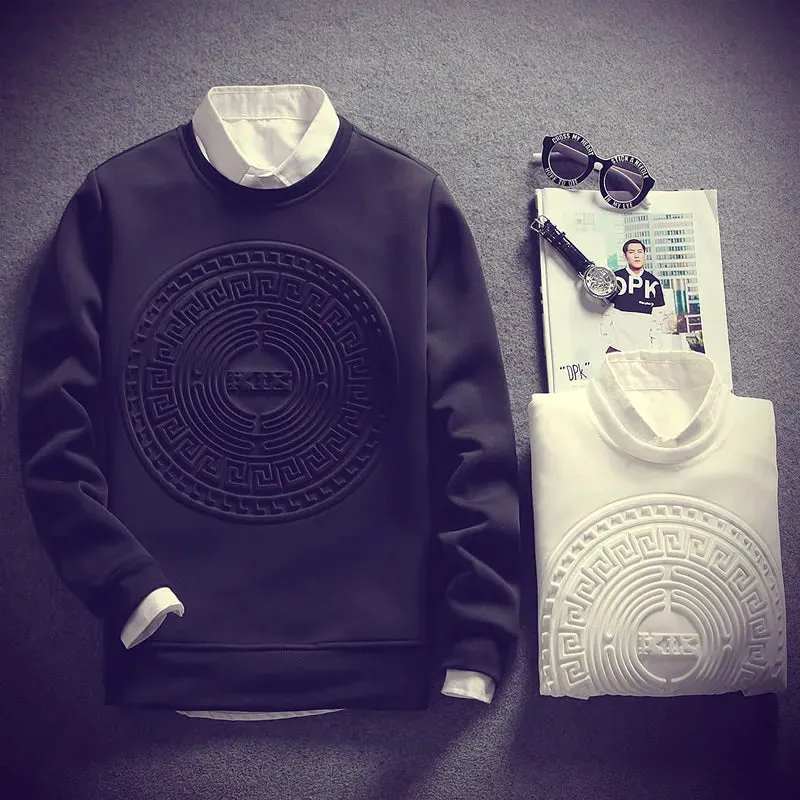 Men Sweatshirt Letter Print Hoodie