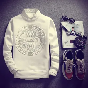 Men Sweatshirt Letter Print Hoodie