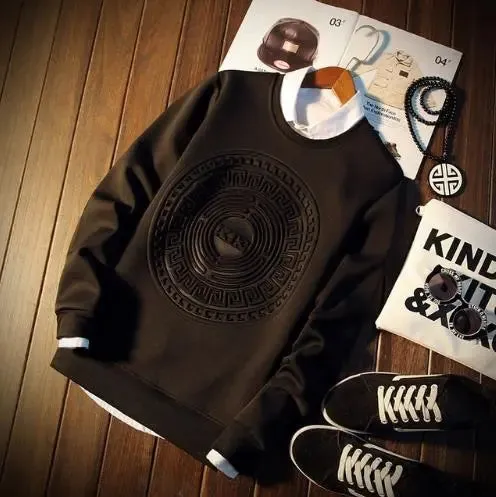 Men Sweatshirt Letter Print Hoodie