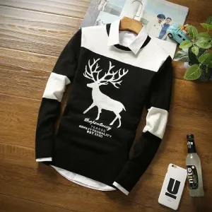 Men's Deer Holiday Sweater