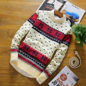 Men's Long Sleeve Designer Pullover