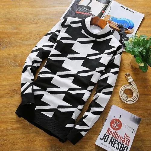 Men's Long Sleeve Designer Pullover