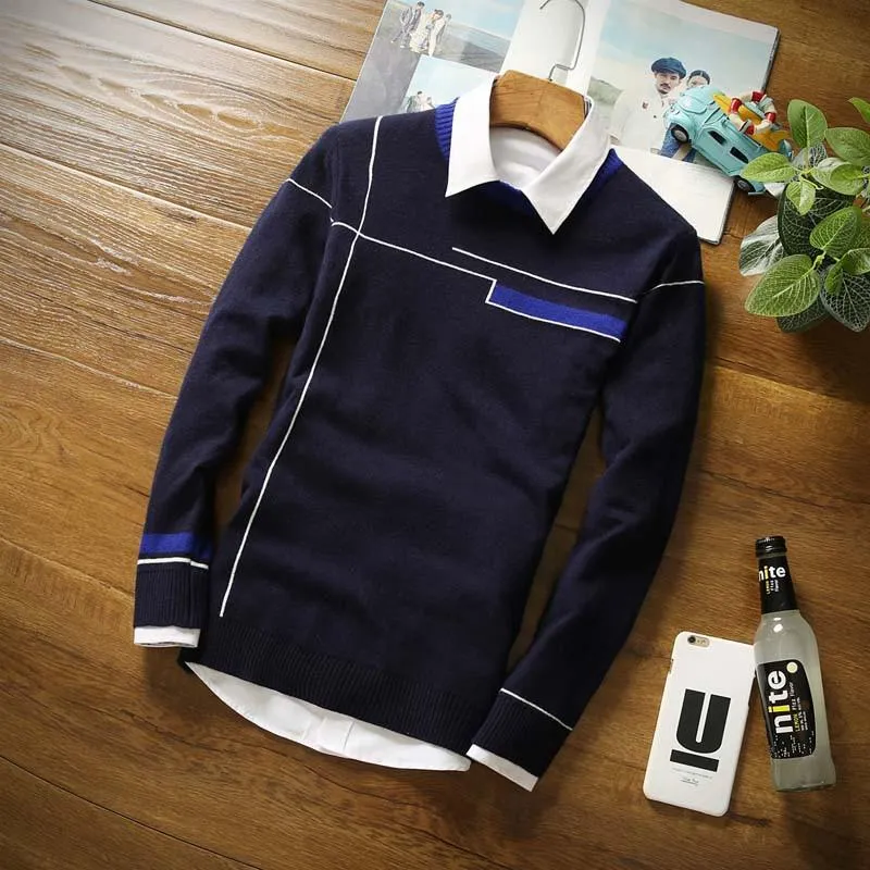 Men's One Stripe Pullover