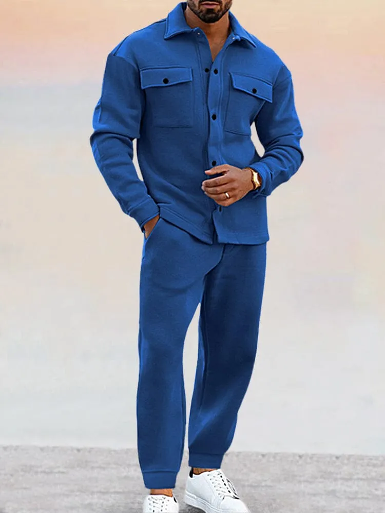 Men's Stylish Slim-Fit Athleisure Outfit