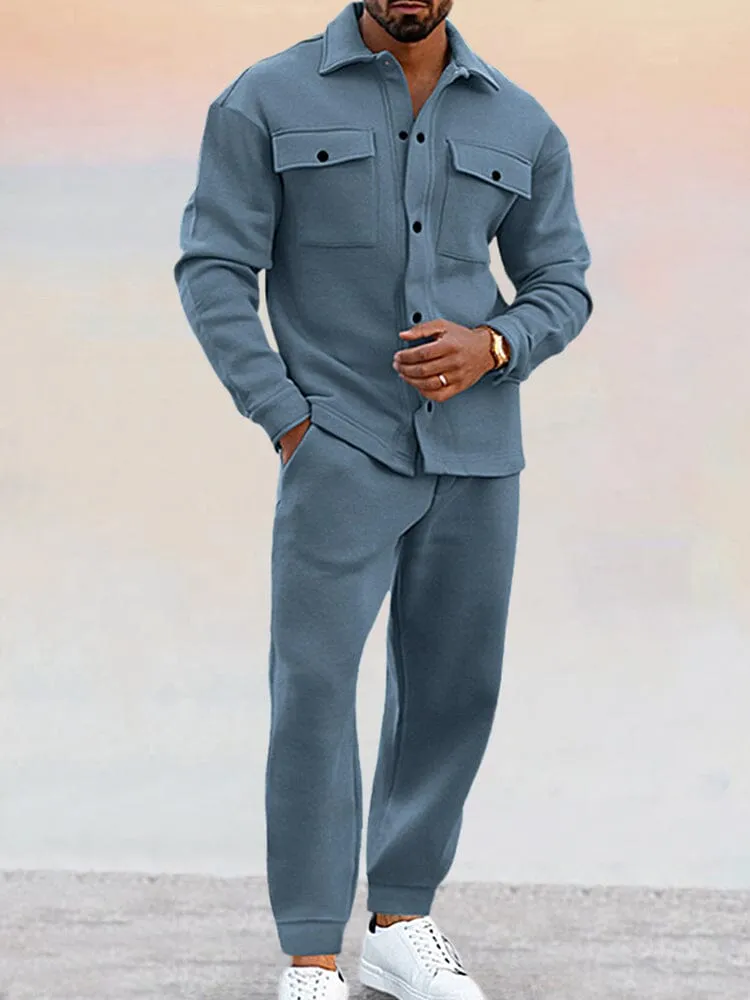 Men's Stylish Slim-Fit Athleisure Outfit