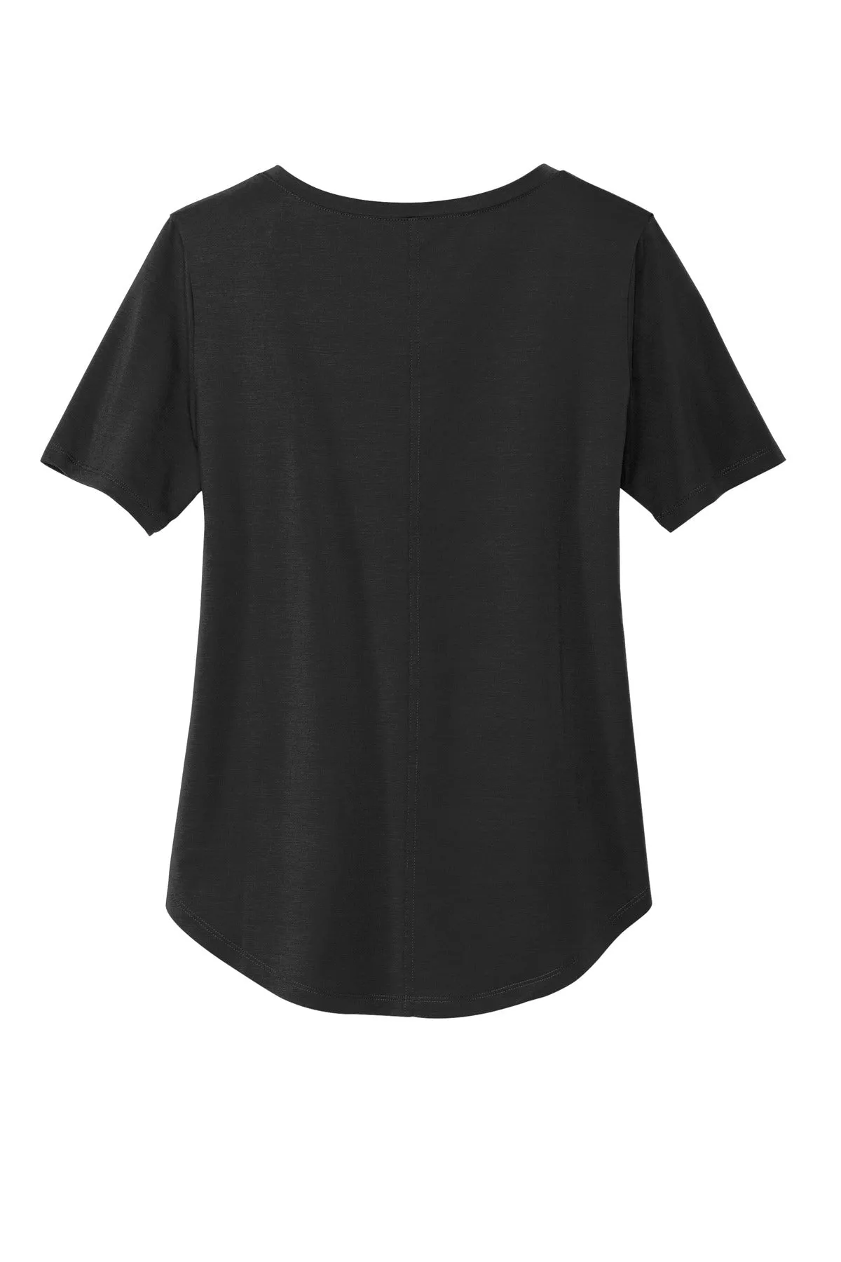 Mercer Mettle Women's Stretch Jersey Relaxed Scoop MM1017 Deep Black