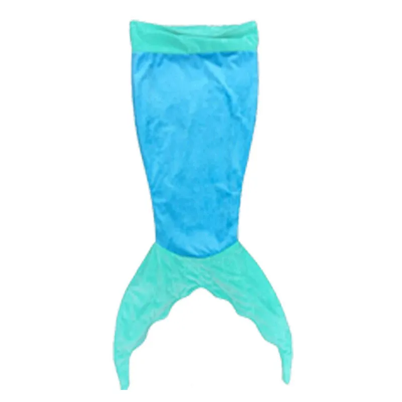 Mermaid Blanket Towel Envelopes For 5-12T Kids Soft Animal Sleeping Bag Pajamas Overalls Children Quilt Velvet Shark Blanket