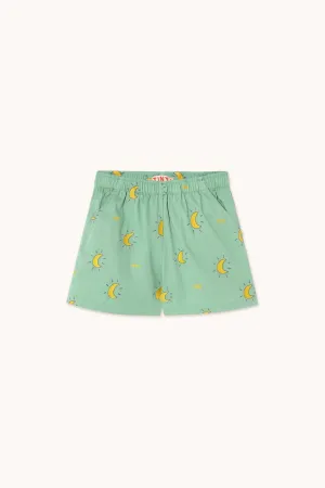 Midnight Sun Woven Shorts || Washed Emerald