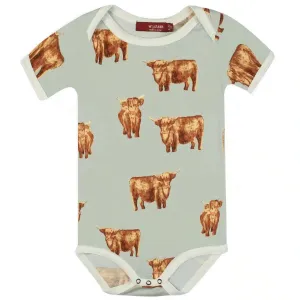 Milkbarn Bamboo One Piece Highland Cow