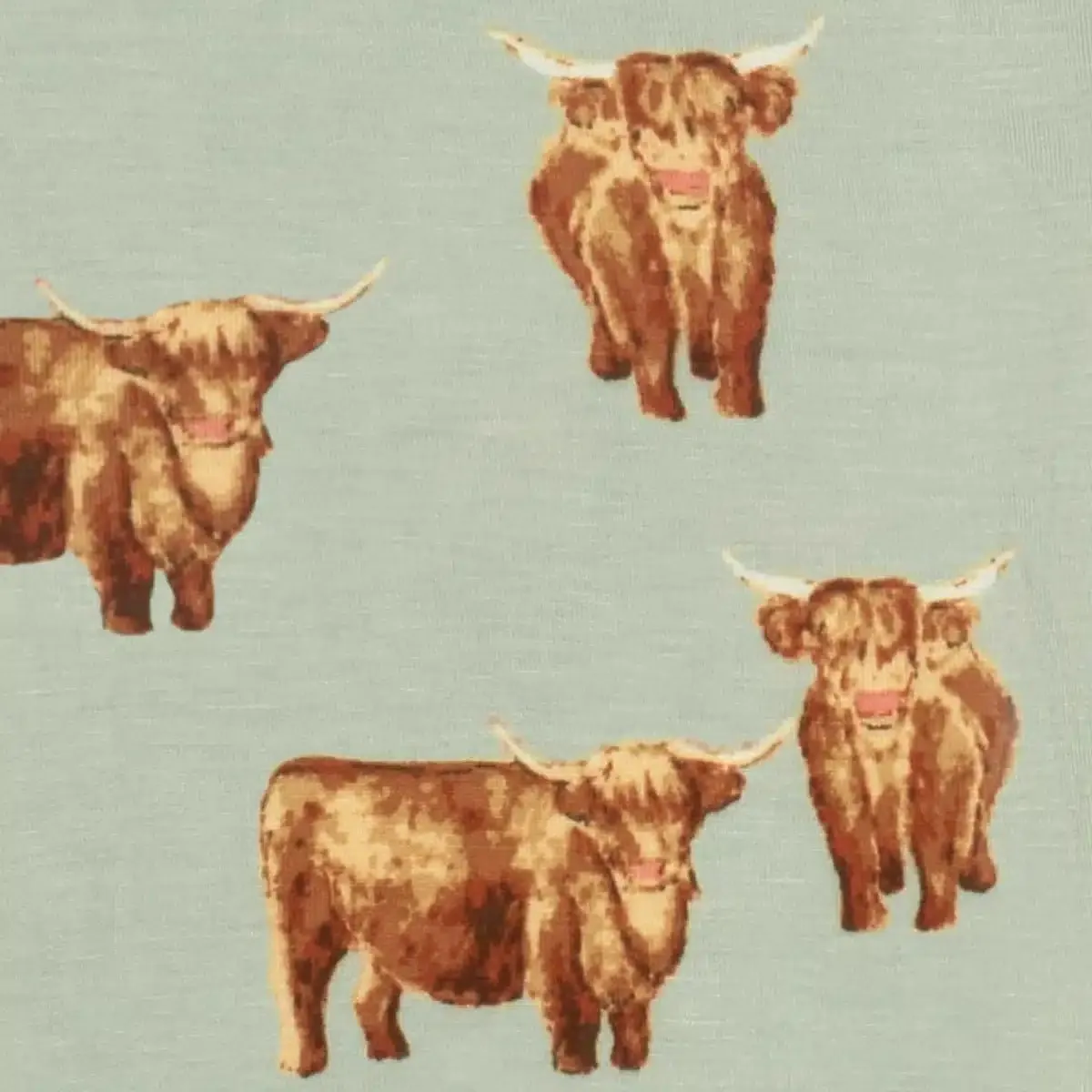 Milkbarn Bamboo One Piece Highland Cow