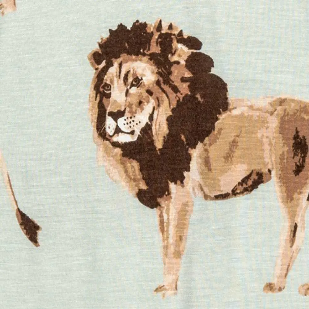 Milkbarn - Long Sleeve Bamboo Onesie - Lion
