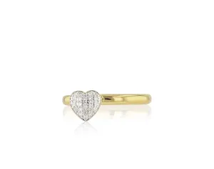Mini Heart SideCar Ring