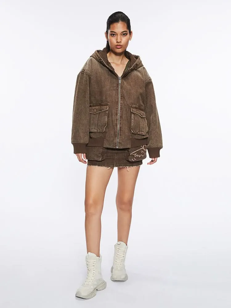 Miss Sixty X Keith Haring Capsule Collection Khaki Denim Jacket