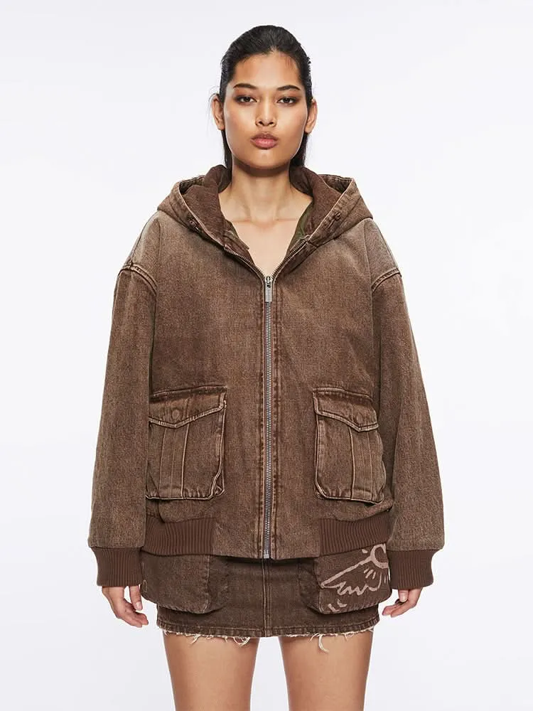 Miss Sixty X Keith Haring Capsule Collection Khaki Denim Jacket