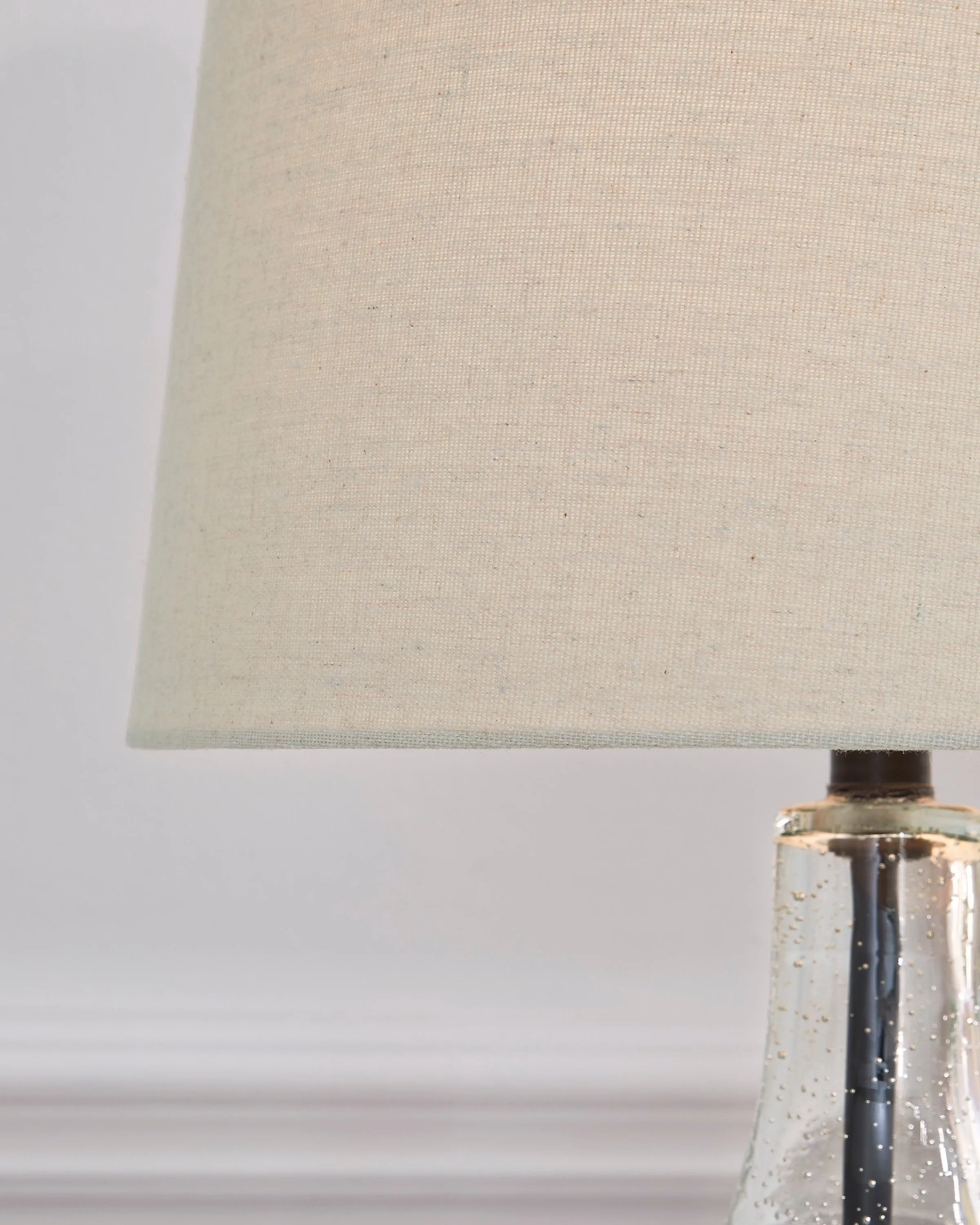 Misty Valley Gregsby Clear/Black Casual Table Lamp (Set of 2)