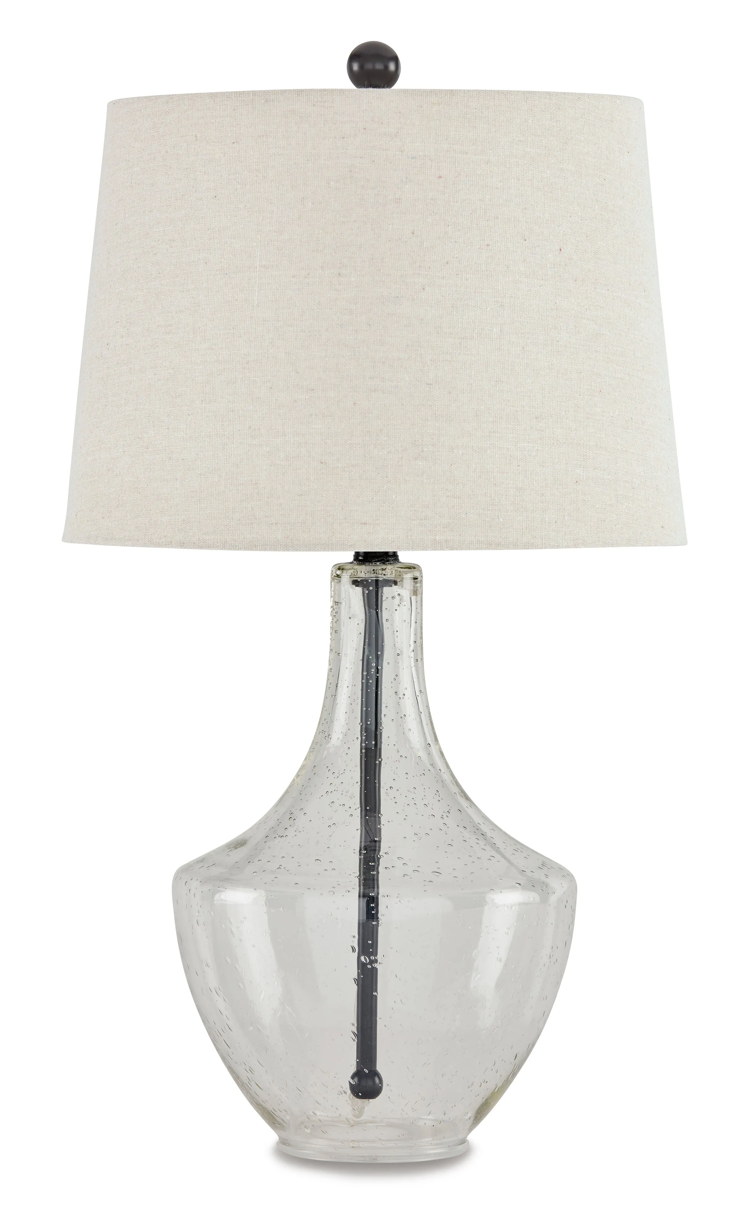 Misty Valley Gregsby Clear/Black Casual Table Lamp (Set of 2)