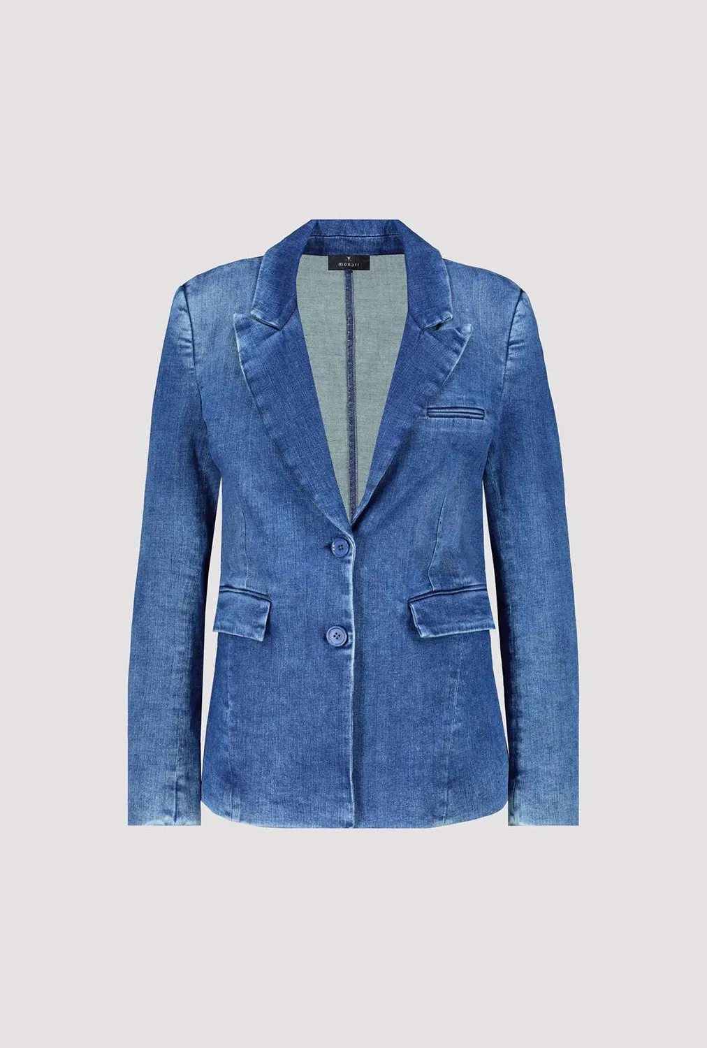 Monari Longline Denim Blazer 408378