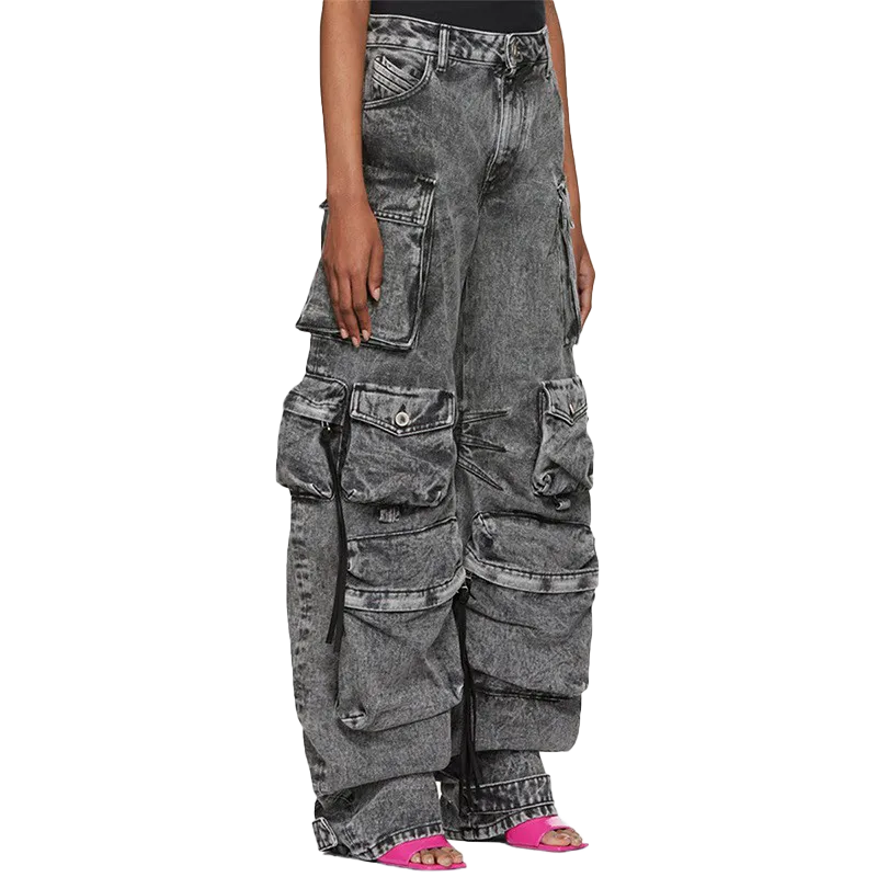 Multi-pocket overalls-D349 | Inspanda