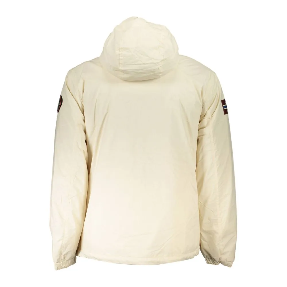 Napapijri White Polyamide Men Jacket
