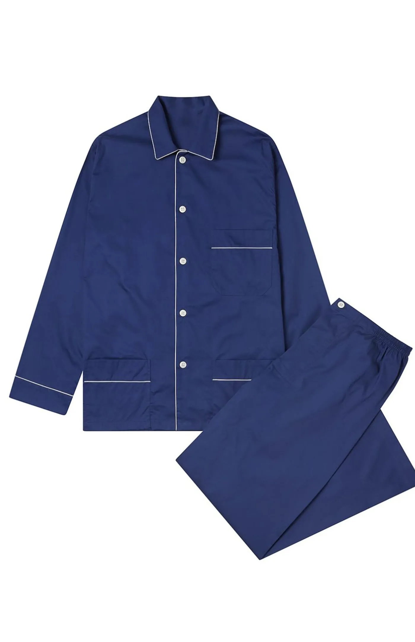 Navy Night | Navy Blue Lounge Wear Set | 100% Cotton