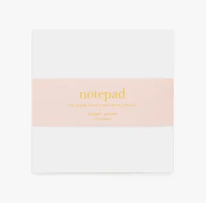 Notepad - Painted Pink