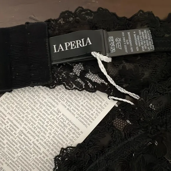 NWT La Perla Floral Vibes Silk Lace Simple Suspender L