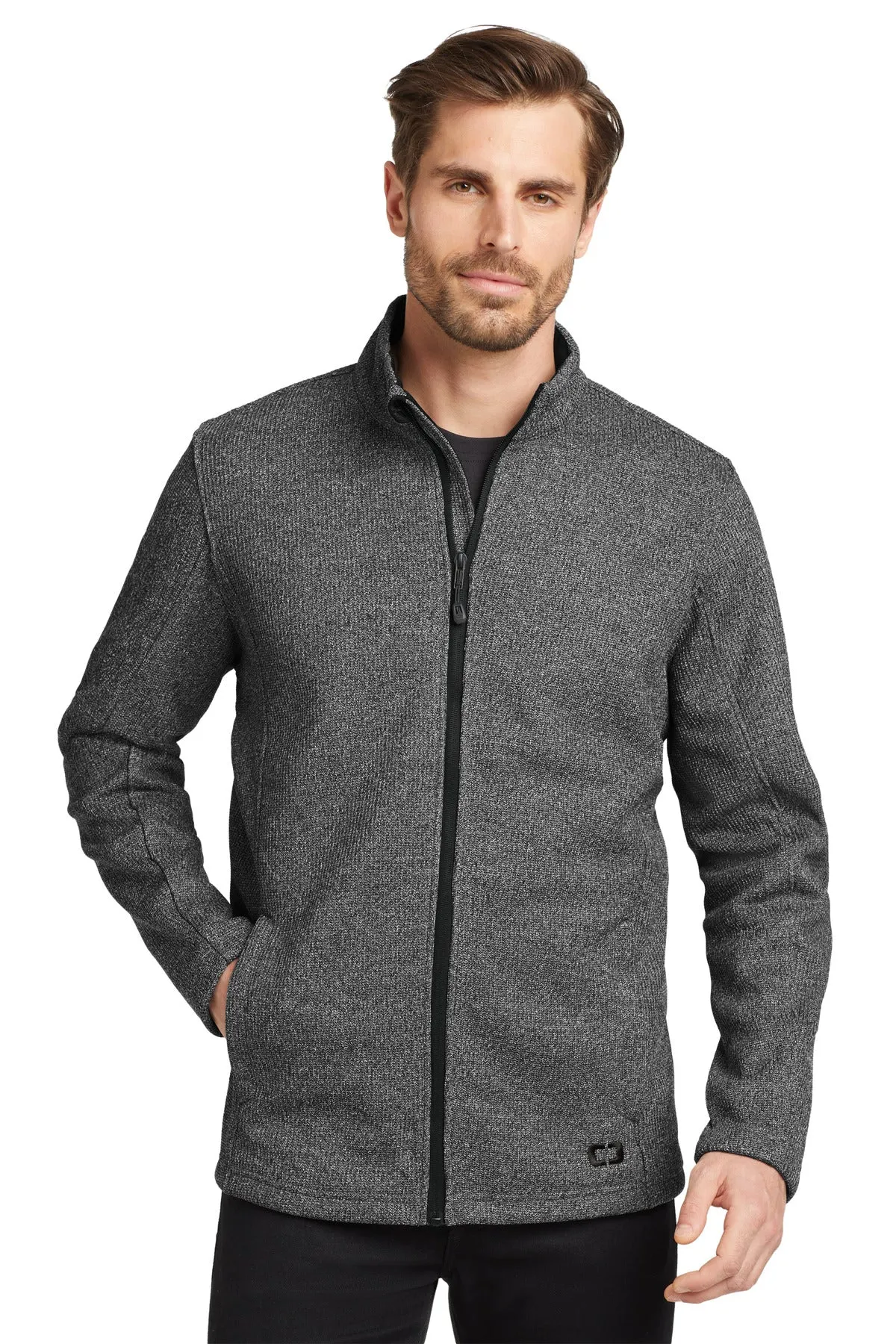 OGIO  Grit Fleece Jacket. OG727 Diesel Grey Heather