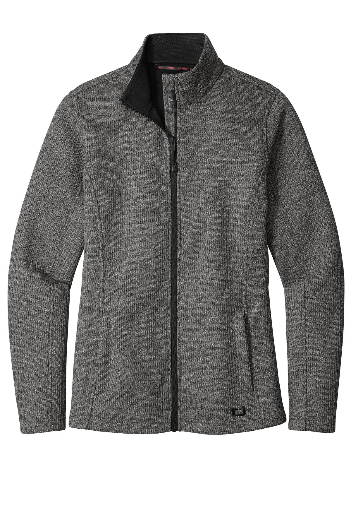 OGIO  Women's Grit Fleece Jacket. LOG727 Diesel Grey Heather