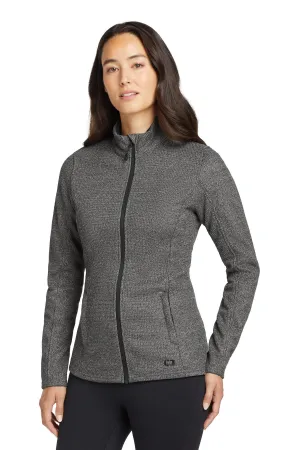OGIO  Women's Grit Fleece Jacket. LOG727 Diesel Grey Heather