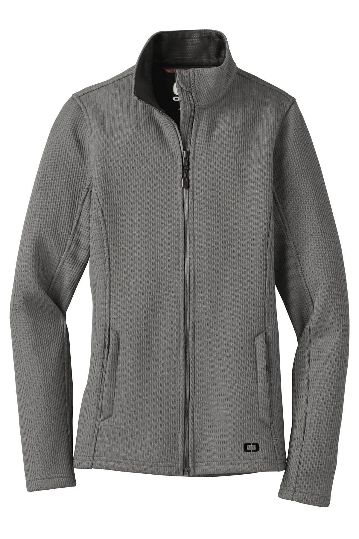 OGIO  Women's Grit Fleece Jacket. LOG727 Gear Grey