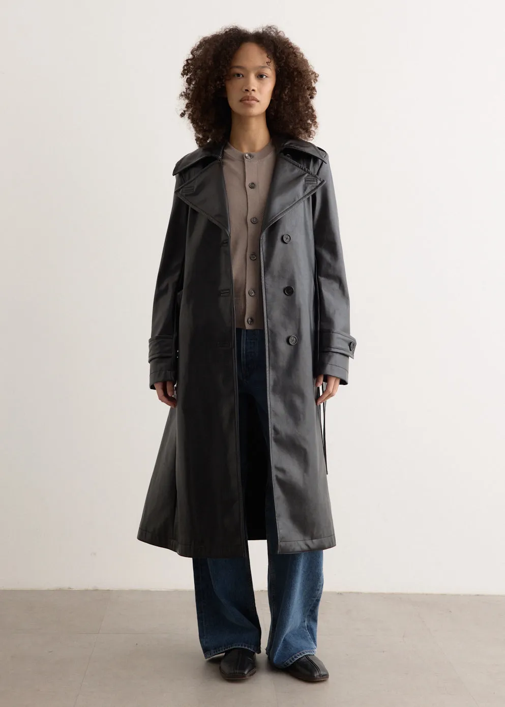 Oliv Vintage Faux Leather Jacket