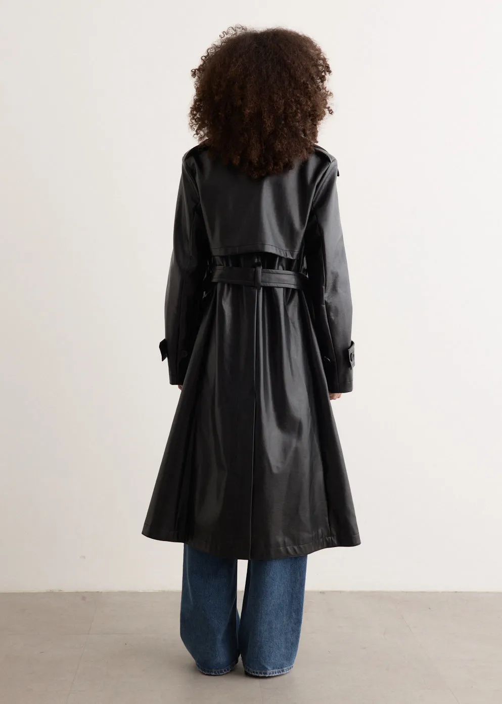Oliv Vintage Faux Leather Jacket