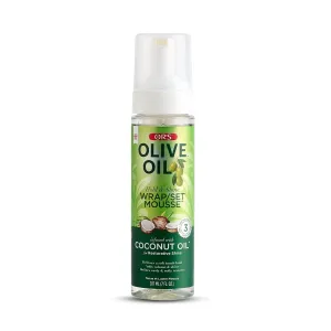 Olive Oil Hold & Shine Wrap/Set Mousse