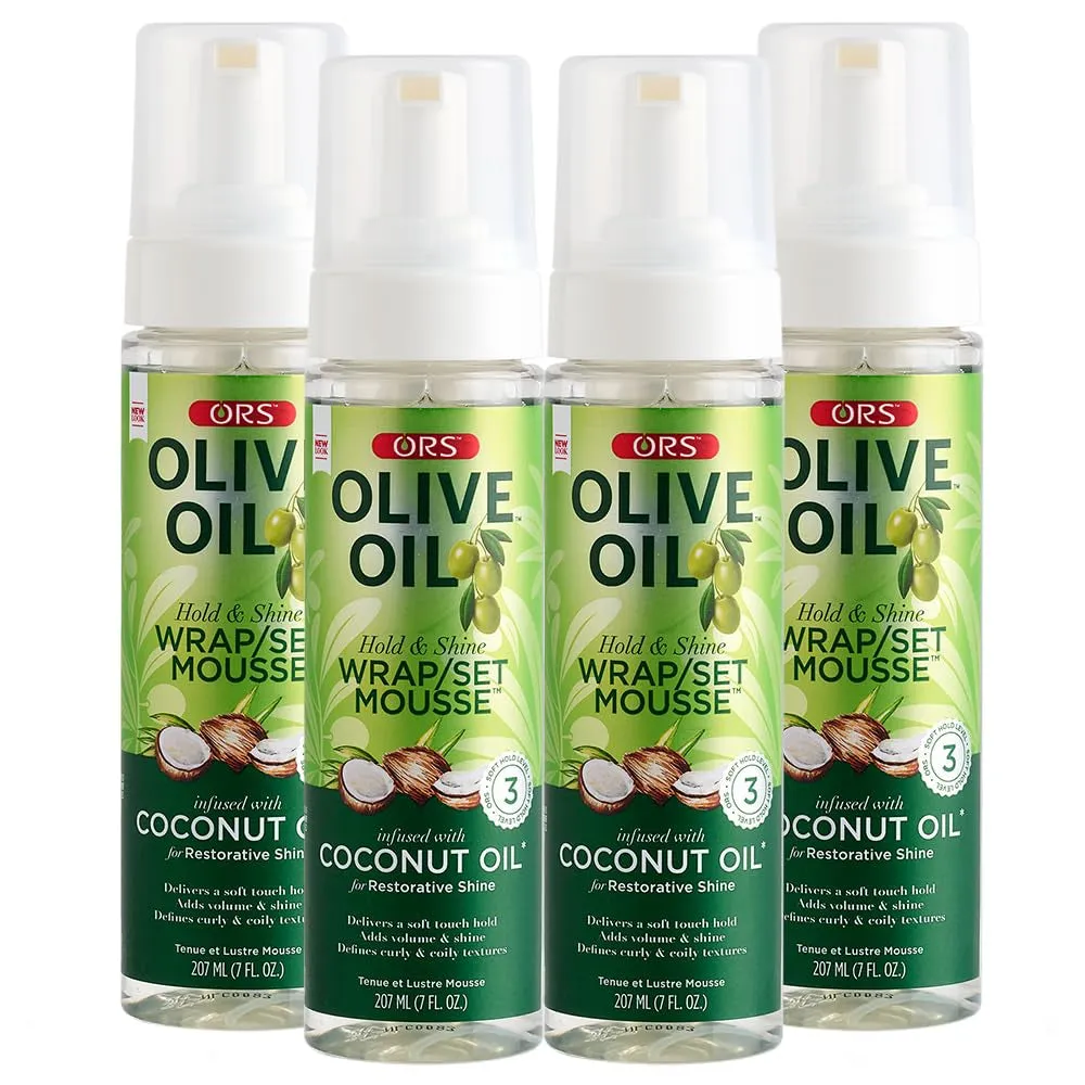 Olive Oil Hold & Shine Wrap/Set Mousse