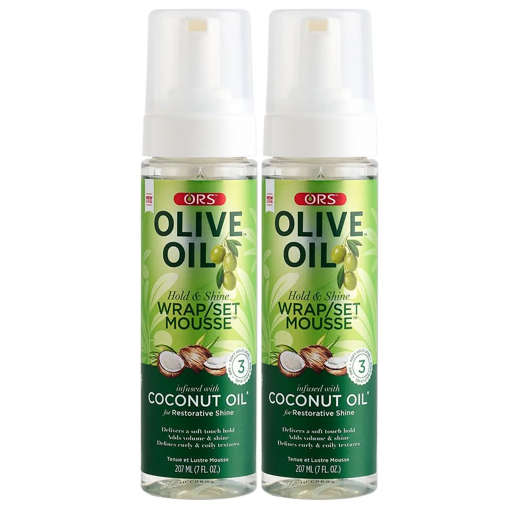 Olive Oil Hold & Shine Wrap/Set Mousse