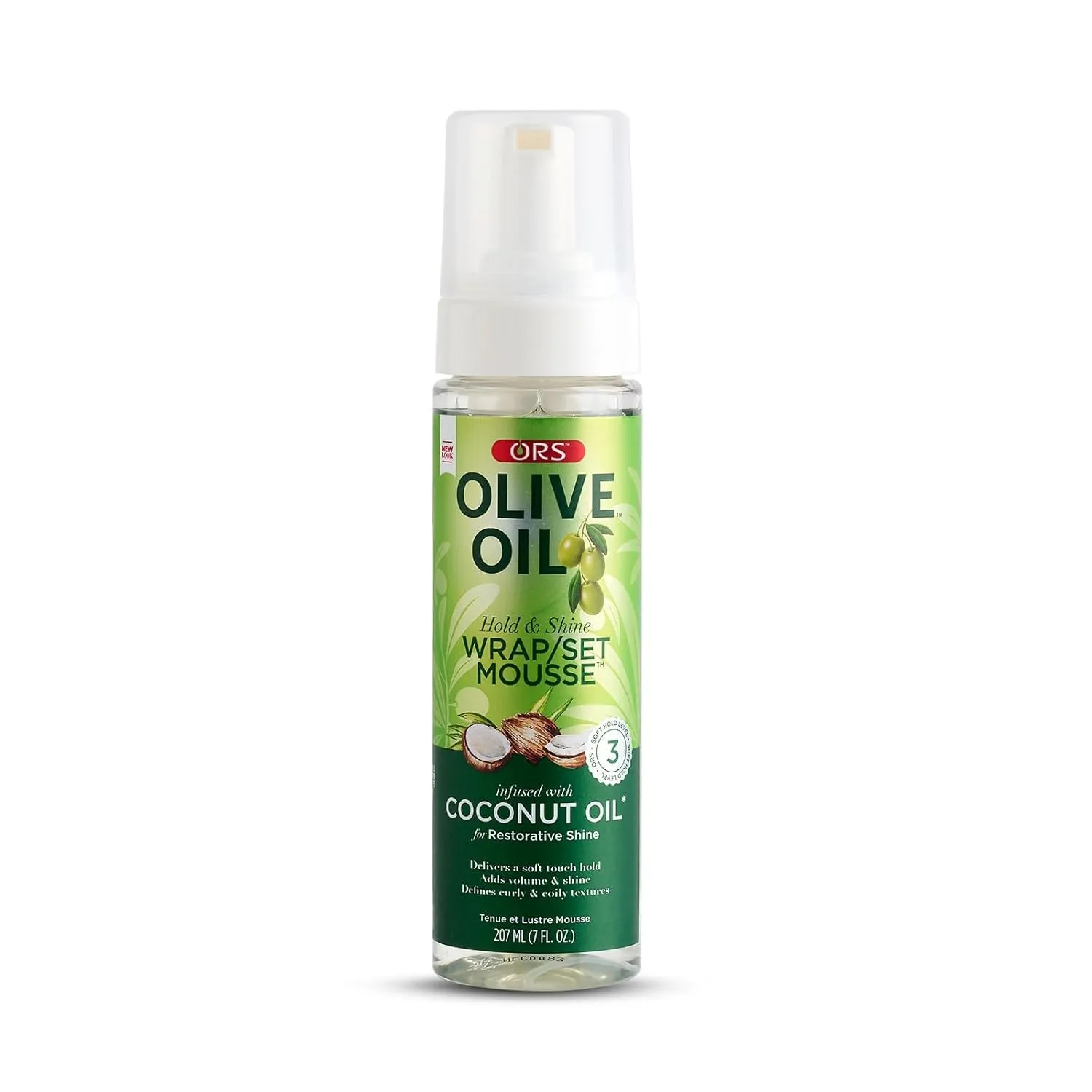Olive Oil Hold & Shine Wrap/Set Mousse