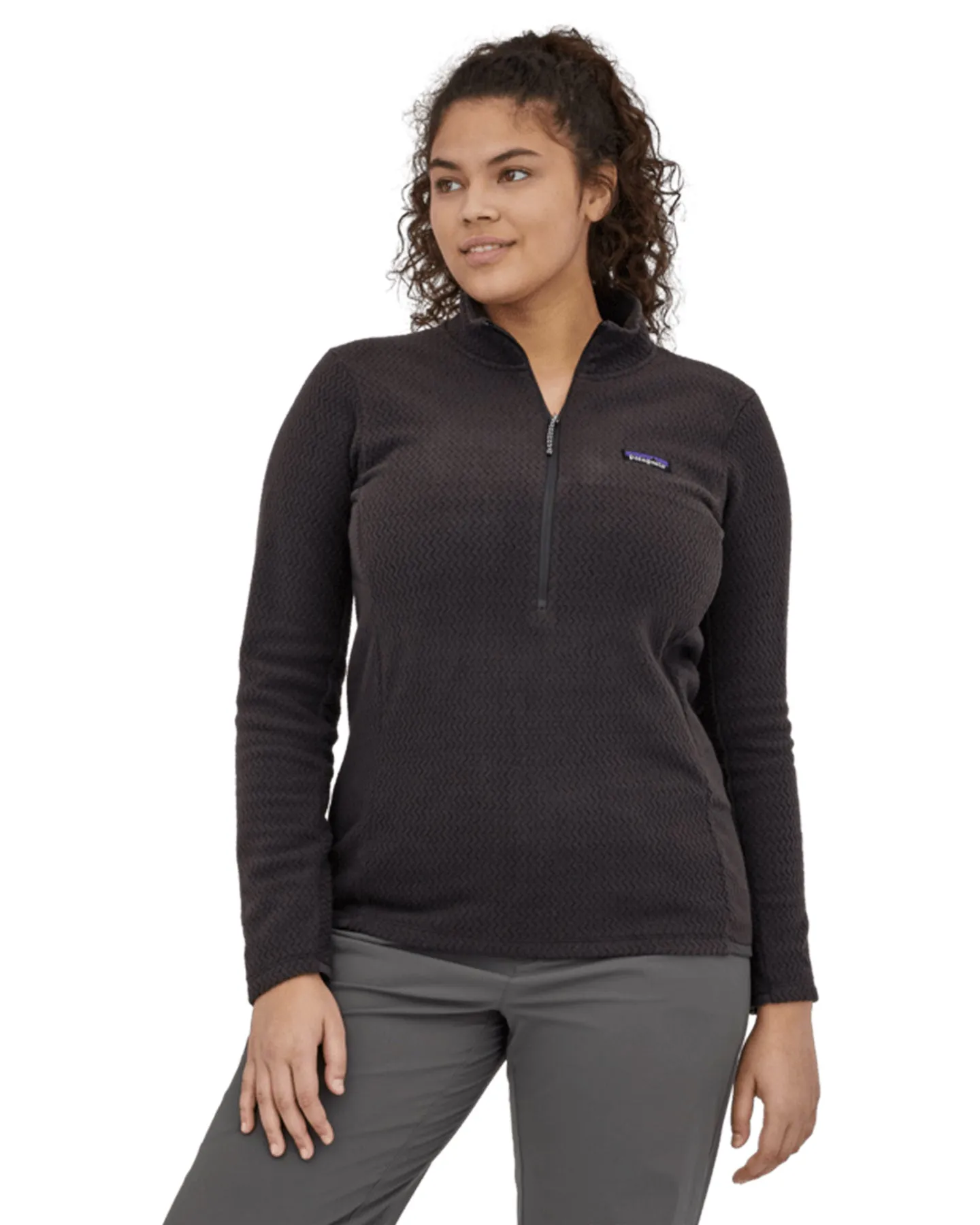 Patagonia R1 Air Women's Zip-Neck - Black